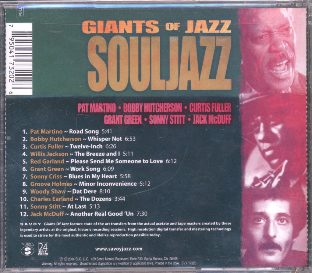 Various Artists - Giants Of Jazz ~ Souljazz - Cd