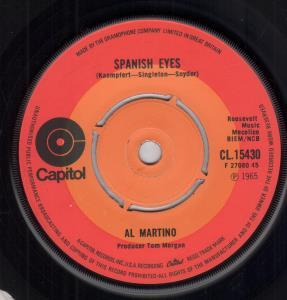 Al Martino - Spanish Eyes - 7 Inch