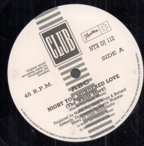 ABC - Night You Murdered Love - 12 Inch