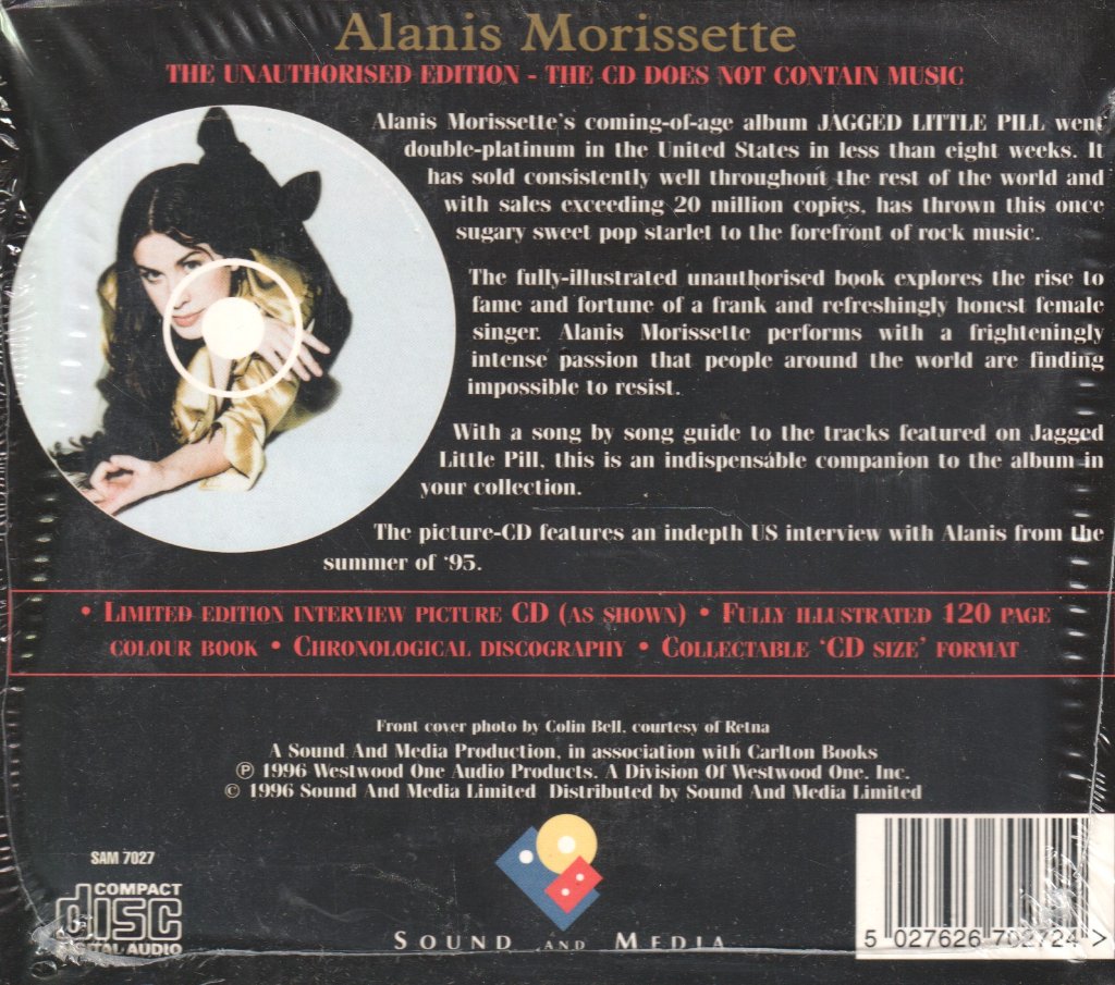 Alanis Morissette - Fully Illustrated Book And Interview Disc - Cd