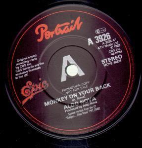 Aldo Nova - Monkey On Your Back - 7 Inch