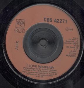 Alex - I Love Warsaw - 7 Inch