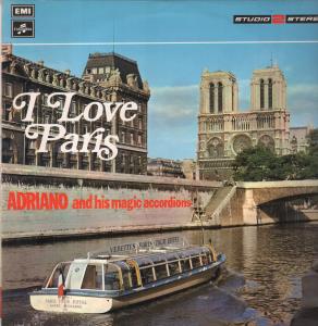 Adriano And His Magic Accordions - I Love Paris - Lp