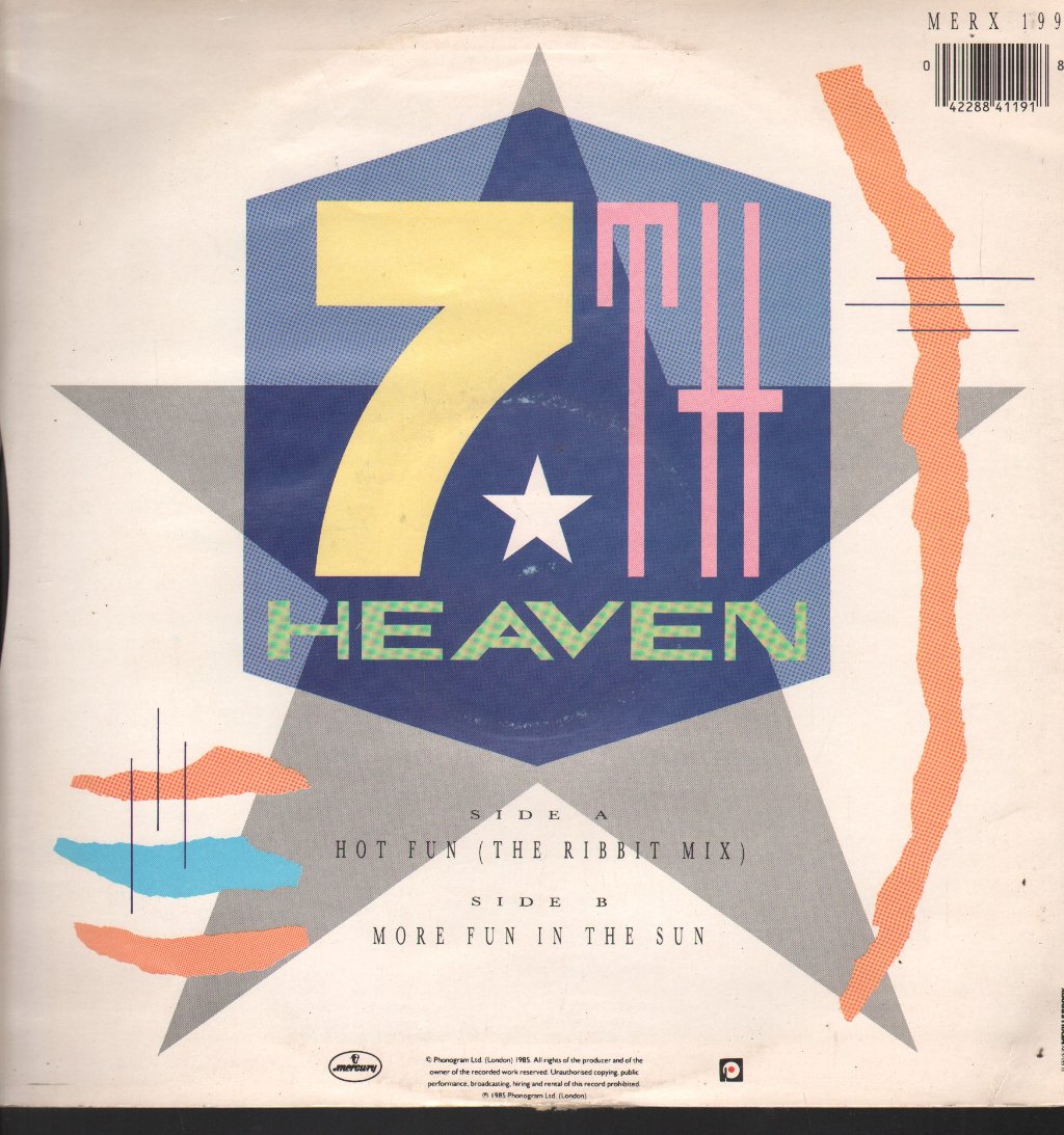 7Th Heaven - Hot Fun - 12 Inch