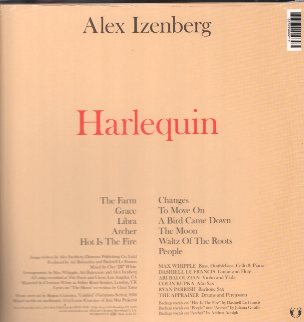 Alex Izenberg - Harlequin - Lp