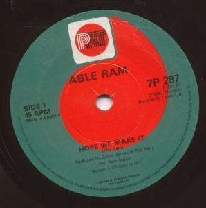 Able Ram - Hope We Make It - 7 Inch