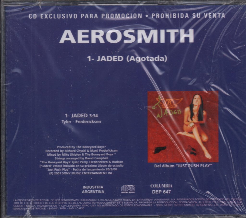 Aerosmith - Jaded - Cd