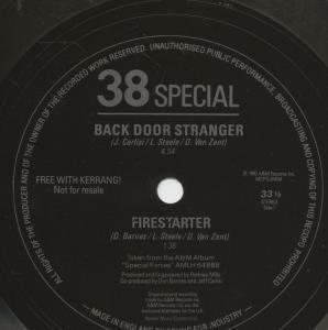 38 Special/Myofist/Doc Holliday - Back Door Stranger/Double Or Nothing/Last Ride - 7 Inch