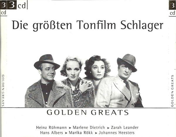 Various Artists - Die Grössten Tonfilm Schlager - Golden Greats - Triple Cd