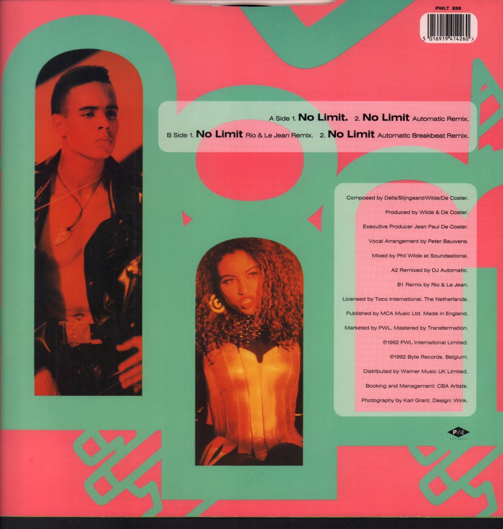 2 Unlimited - No Limit - 12 Inch