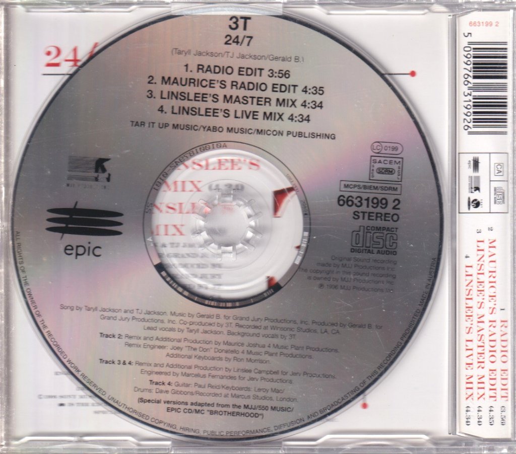 3T - 24/7 - Cd