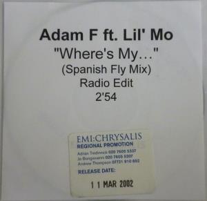 Adam F Ft Lil' Mo - Where's My - Cdr