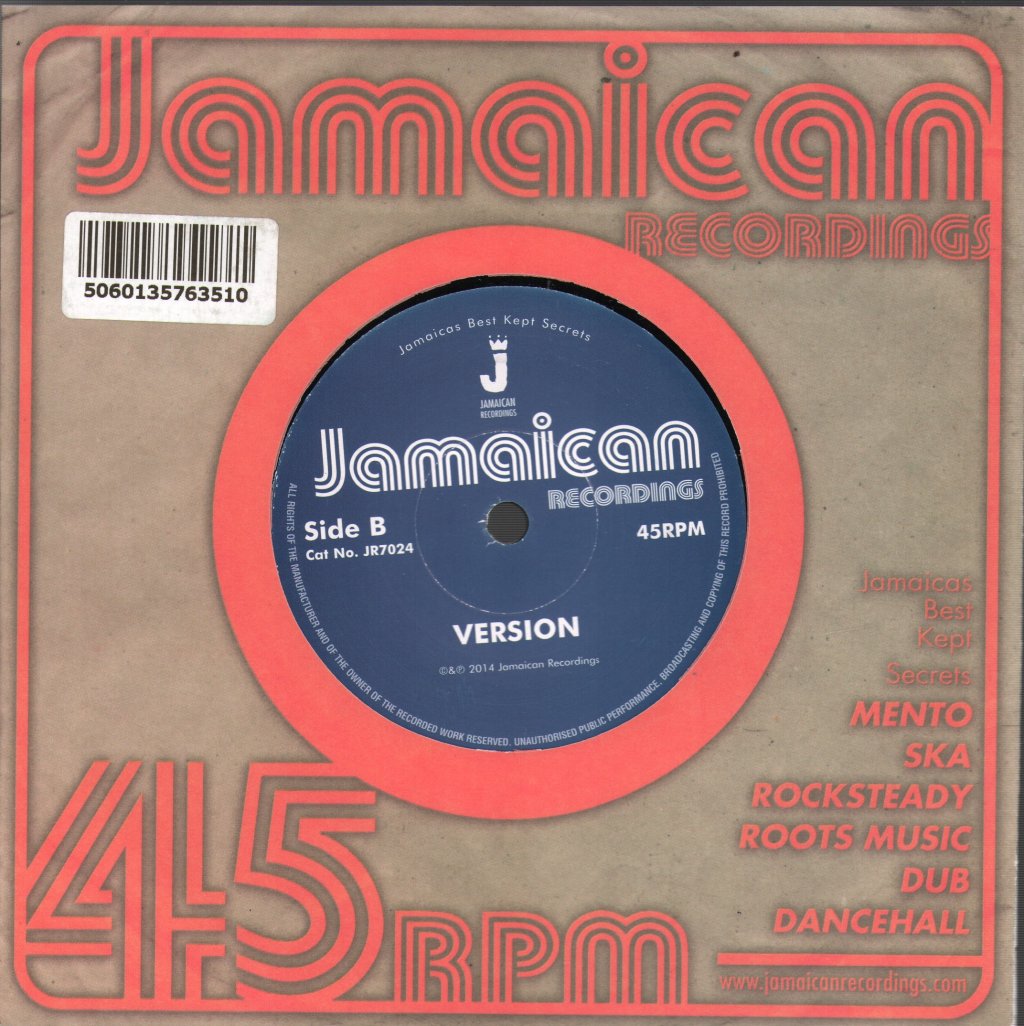 Linval Thompson - Jah Jah The Conqueror - 7 Inch