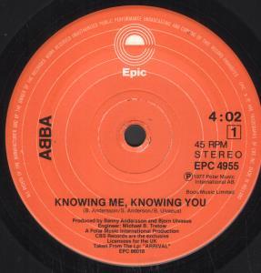 ABBA - Knowing Me Knowing You - 7 Inch