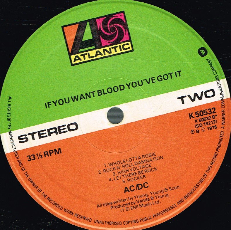 AC/DC - If You Want Blood You've Got It - Lp