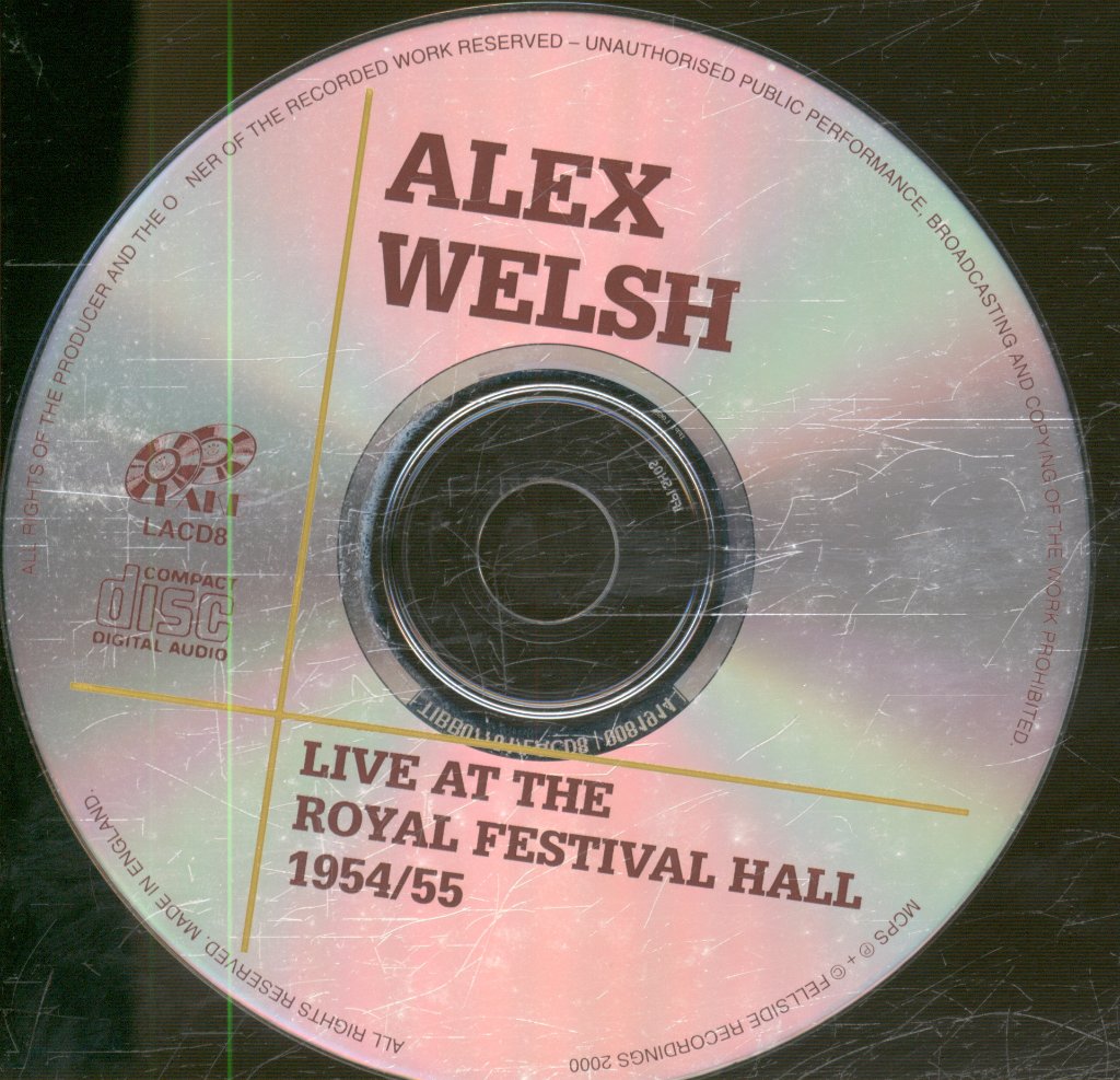 Alex Welsh Featuring George Melly - Live At The Royal Festival Hall 1954/55 - Cd