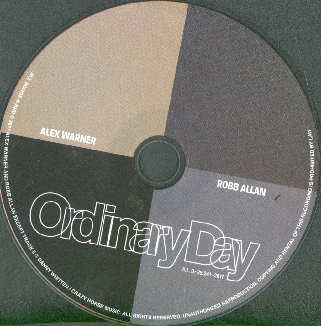 Alex Warner And Robb Allan - Ordinary Day - Cd