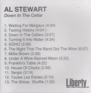 Al Stewart - Down In The Cellar - Cdr