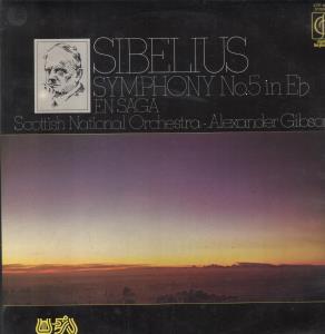 Alexander Gibson / Scottish National Orchestra - Sibelius - Symphony No.5 - Lp