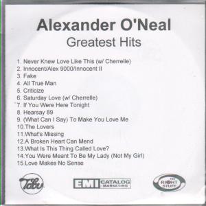 Alexander O'Neal - Greatest Hits - Cdr