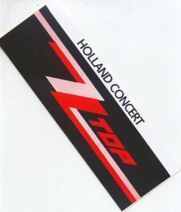 ZZ Top - Holland Concert - Sticker