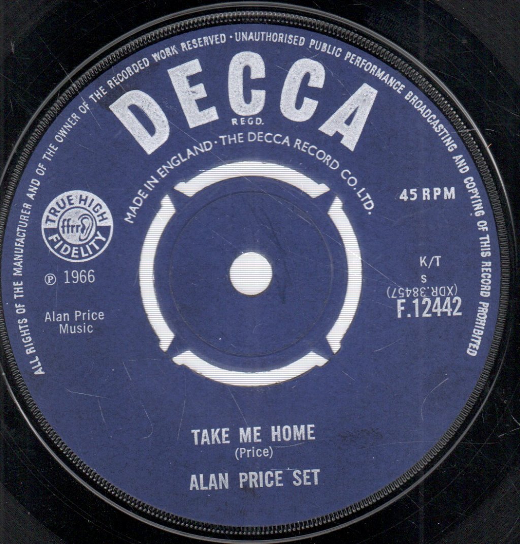 Alan Price Set - Hi-Lili Hi-Lo - 7 Inch