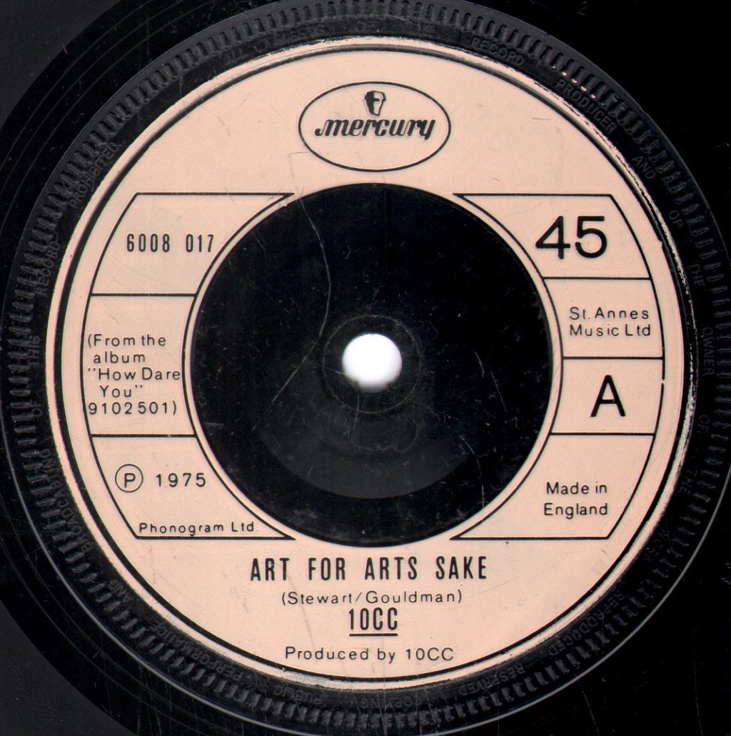 10cc - Art For Arts Sake - 7 Inch