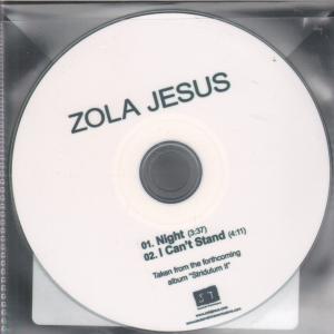 Zola Jesus - Night - Cdr