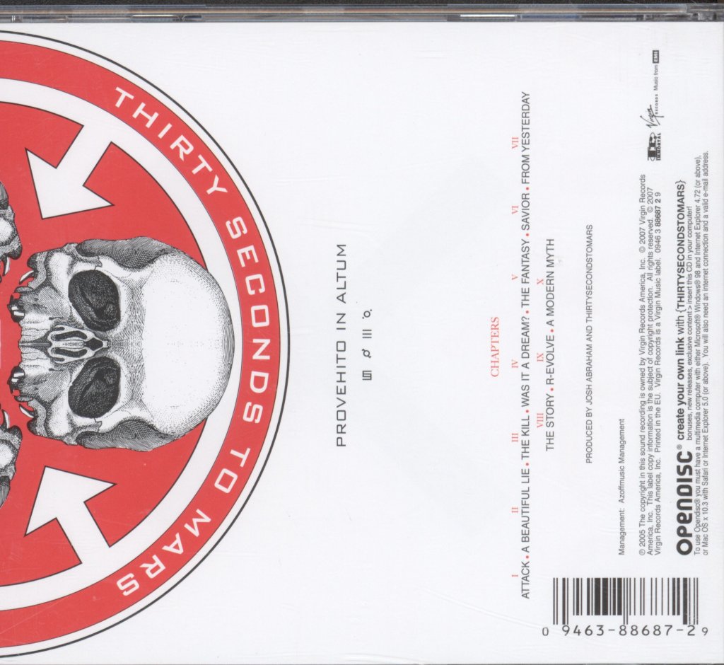 30 Seconds To Mars - A Beautiful Lie - Cd