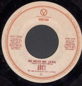 ABC - Be Near Me - 7 Inch