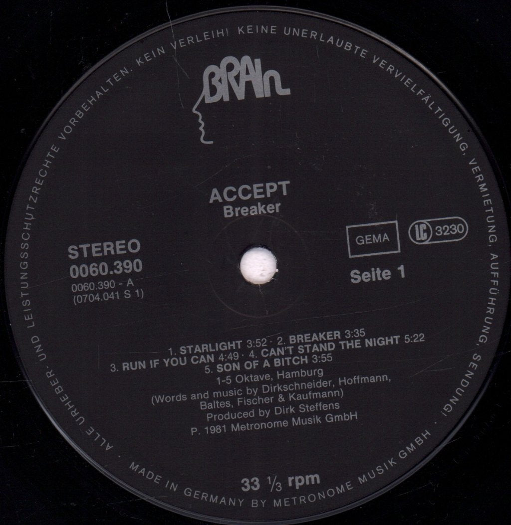 Accept - Breaker - Lp