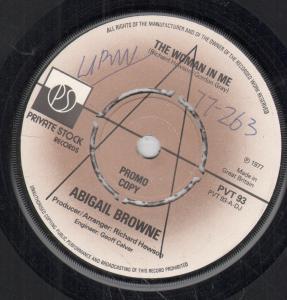 Abigail Browne - Woman In Me - 7 Inch