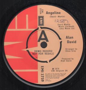 Alan David - Angeline - 7 Inch