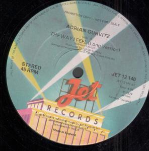 Adrian Gurvitz - Way I Feel - 12 Inch