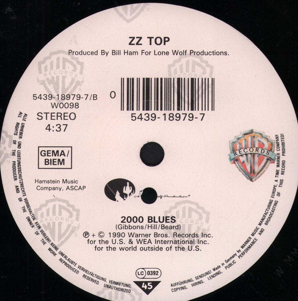 ZZ Top - Viva Las Vegas - 7 Inch