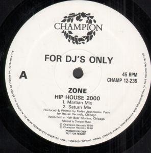 Zone - Hip House 2000 - 12 Inch