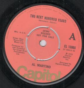 Al Martino - Next Hundred Years - 7 Inch