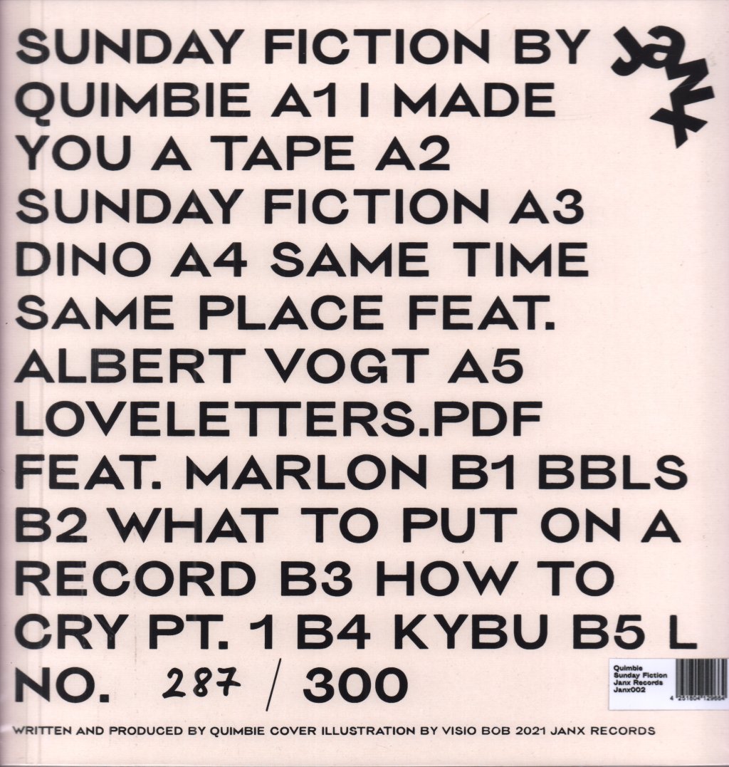 Quimbie - Sunday Fiction - Lp