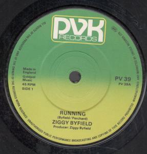 Ziggy Byfield - Running - 7 Inch