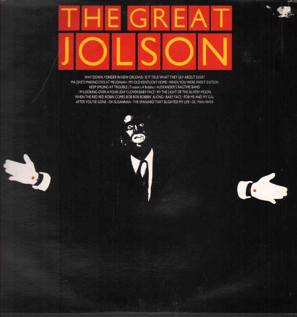 Al Jolson - Great Jolson - Lp