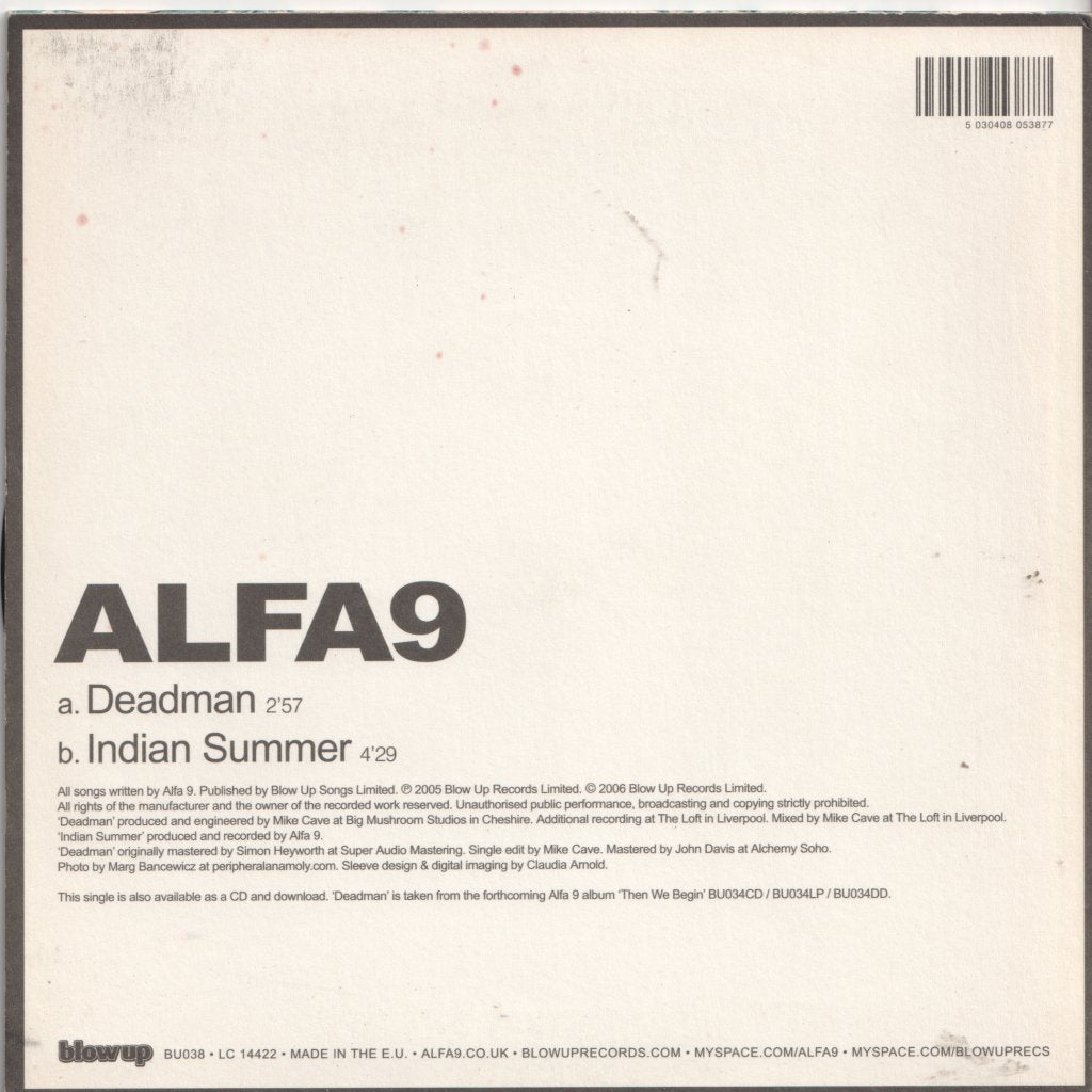 Alfa 9 - Deadman - 7 Inch