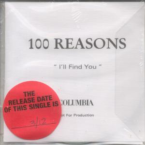 100 Reasons - I'll Find You - Cdr