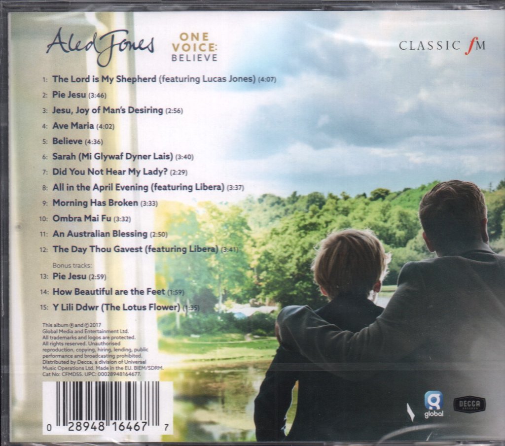 Aled Jones - One Voice Believe - Cd