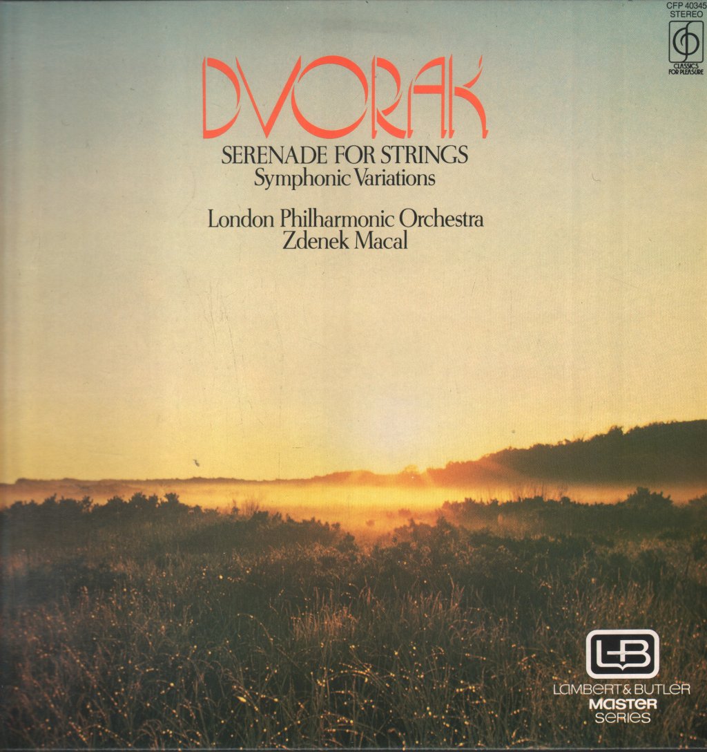 Zdenek Macal / London Philharmonic Orchestra - Dvorak - Serenade For Strings / Symphonic Variations - Lp