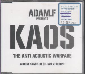 Adam F - Kaos Album Sampler - Cd