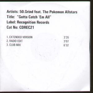 50 Grind Featuring Pokemon Allstars - Gotta Catch Em All - Cdr