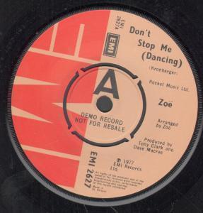 Zoe (70'S) - Don't Stop Me Dancing - 7 Inch