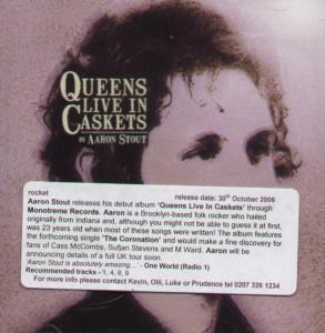 Aaron Stout - Queens Live In Caskets - Cd