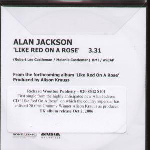 Alan Jackson - Like Red On A Rose - Cdr