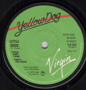 Yellow Dog - Little Gods - 7 Inch